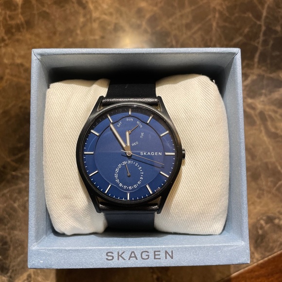 Skagen man stainless steel mesh watch 40mm